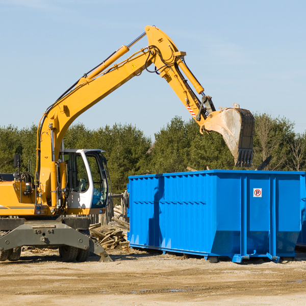 what size residential dumpster rentals are available in Orrville AL